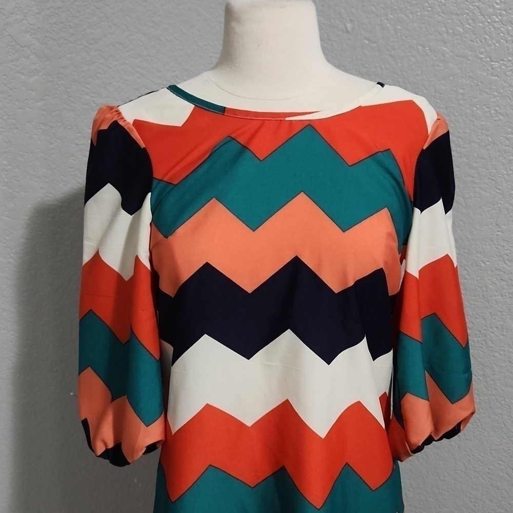 Truth Chevron Long Sleeve Dress size Small Perfect for Easter/ Spring - Picture 4 of 5